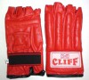 Перчатки шингарды CLIFF кожа  - Интернет магазин  спортивных товаров OLIMP66.RU
