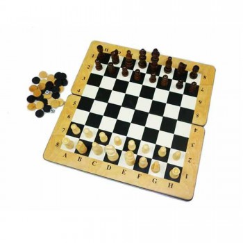 Набор 3 в 1 (шашки, шахматы, нарды) 8319 - Интернет магазин  спортивных товаров OLIMP66.RU